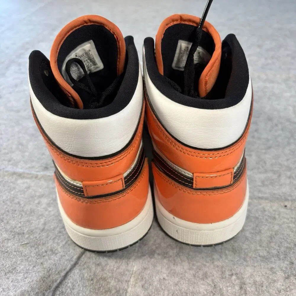 DD6834-802 - Youth Boys Mens 4.5 / Womens 6 Nike Air Jordan 1 Mid SE Turf Orange